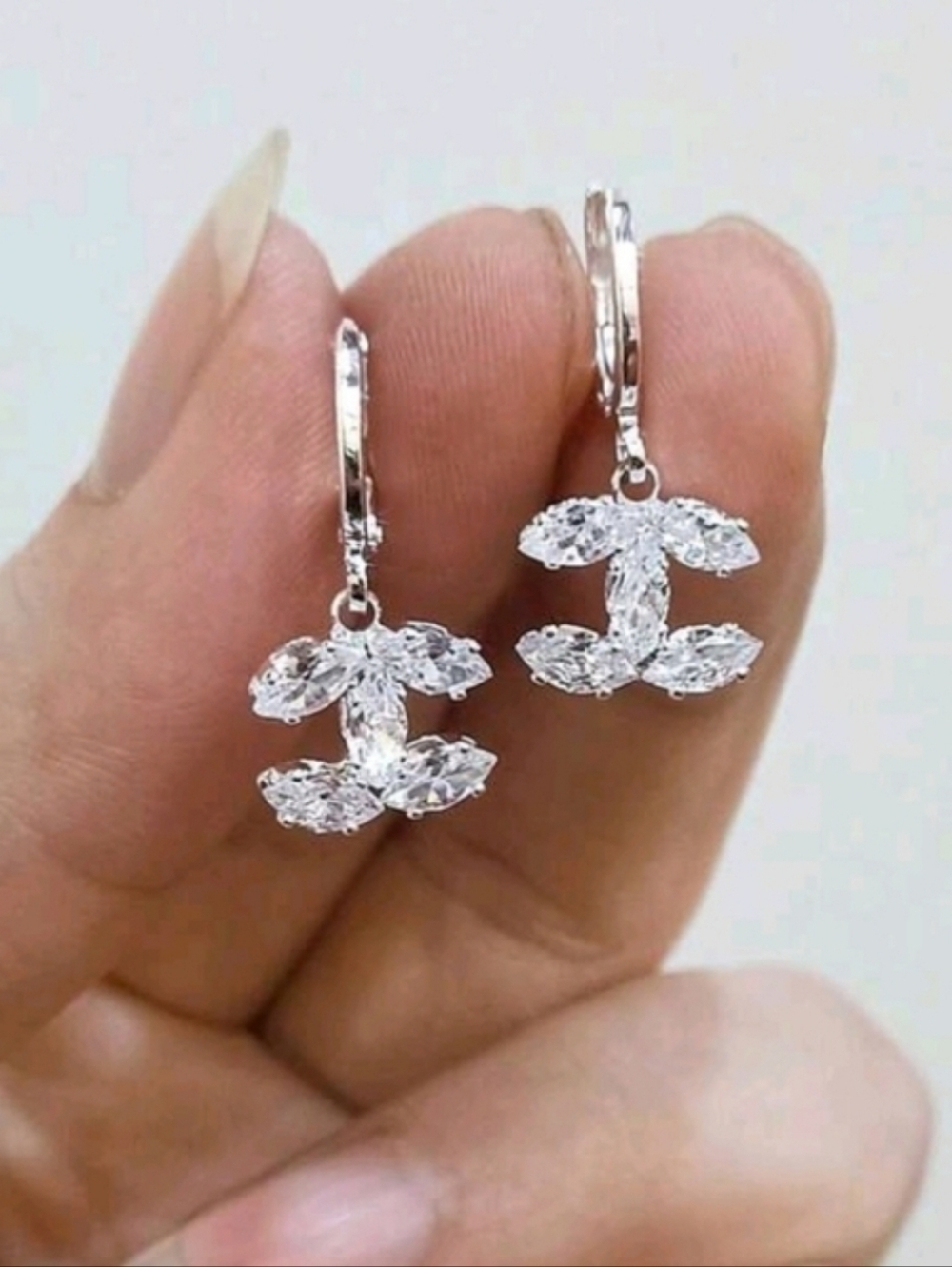 Chanel Style Earrings - Picture 4 of 5